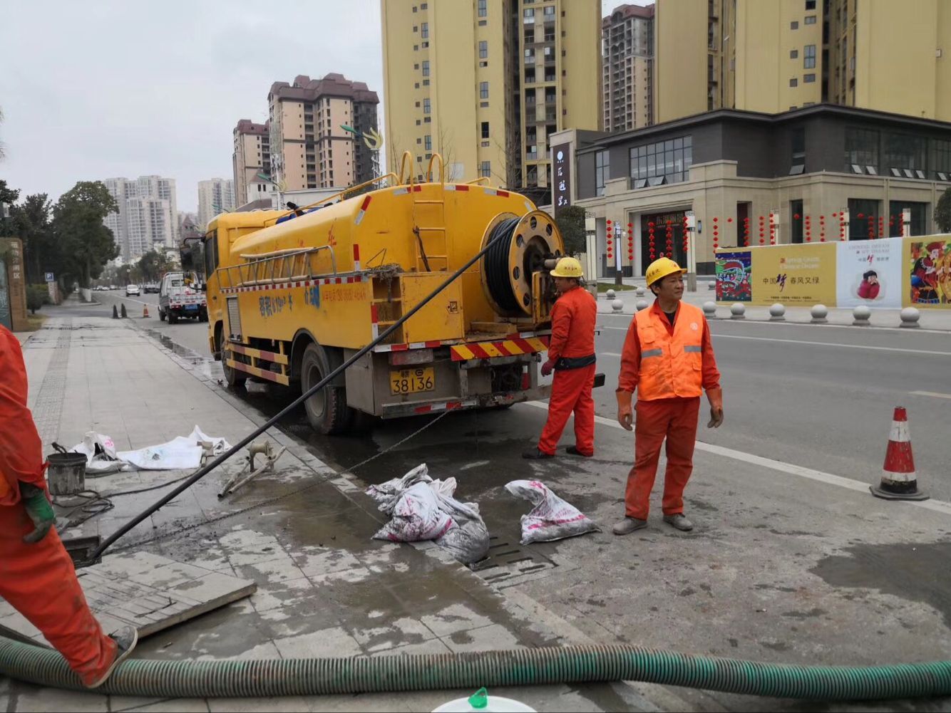 番阳镇排污管道清淤-管道清洗